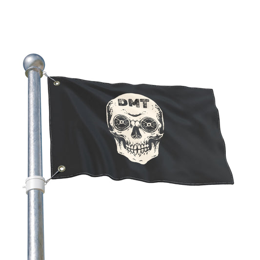 DMT Skull Double-Sided Flag