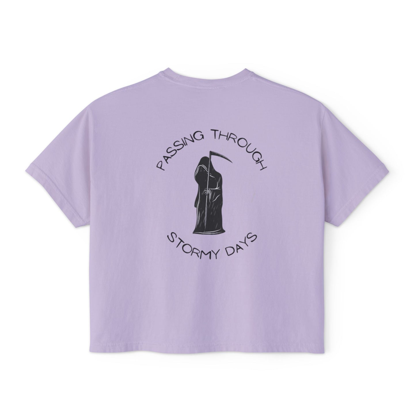 Passing Through Stormy Days (PTSD) | Women's Cropped Boxy Tee
