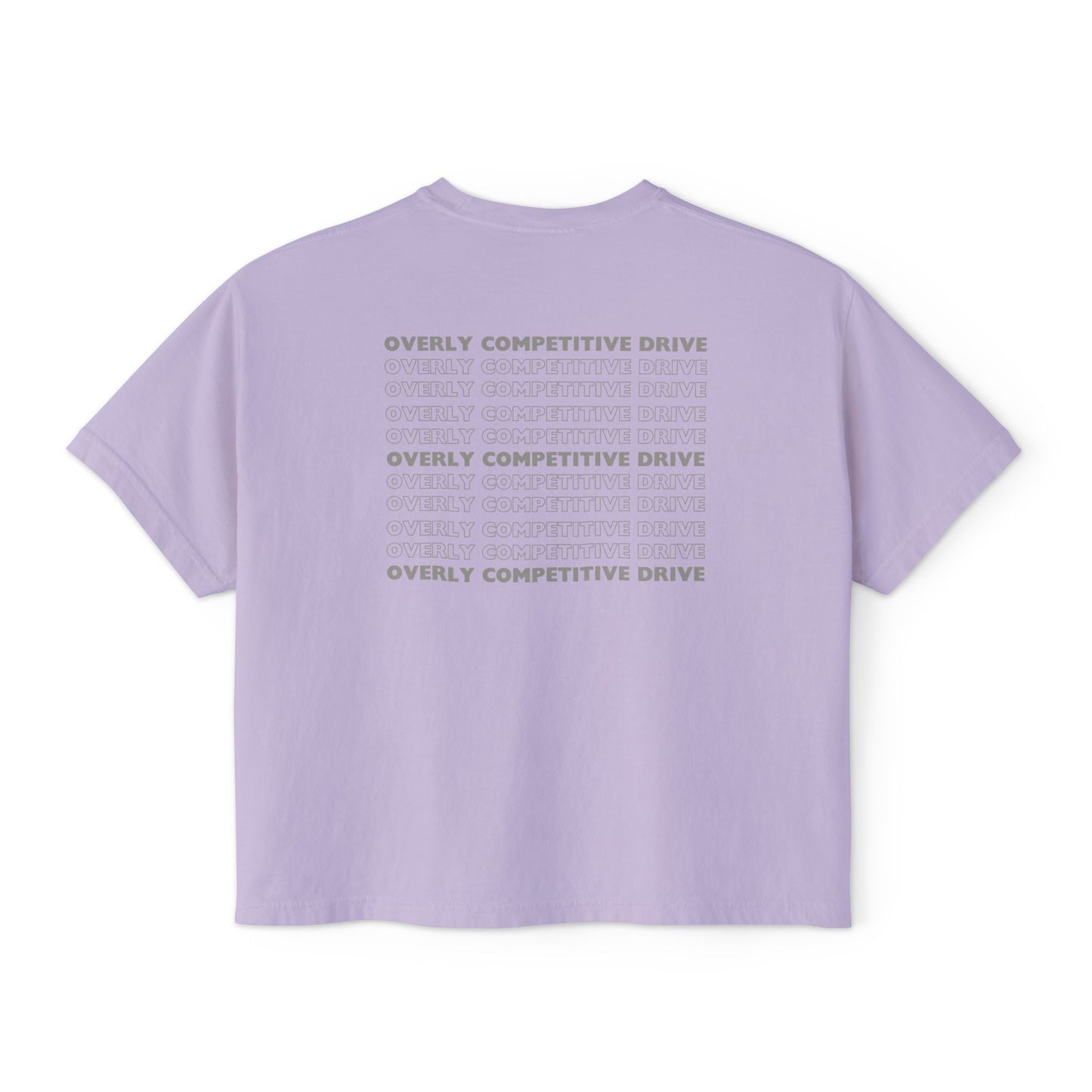 Overly Competitive Drive (OCD) | Womens Cropped Boxy Tee