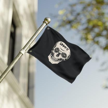 DMT Skull Double-Sided Flag