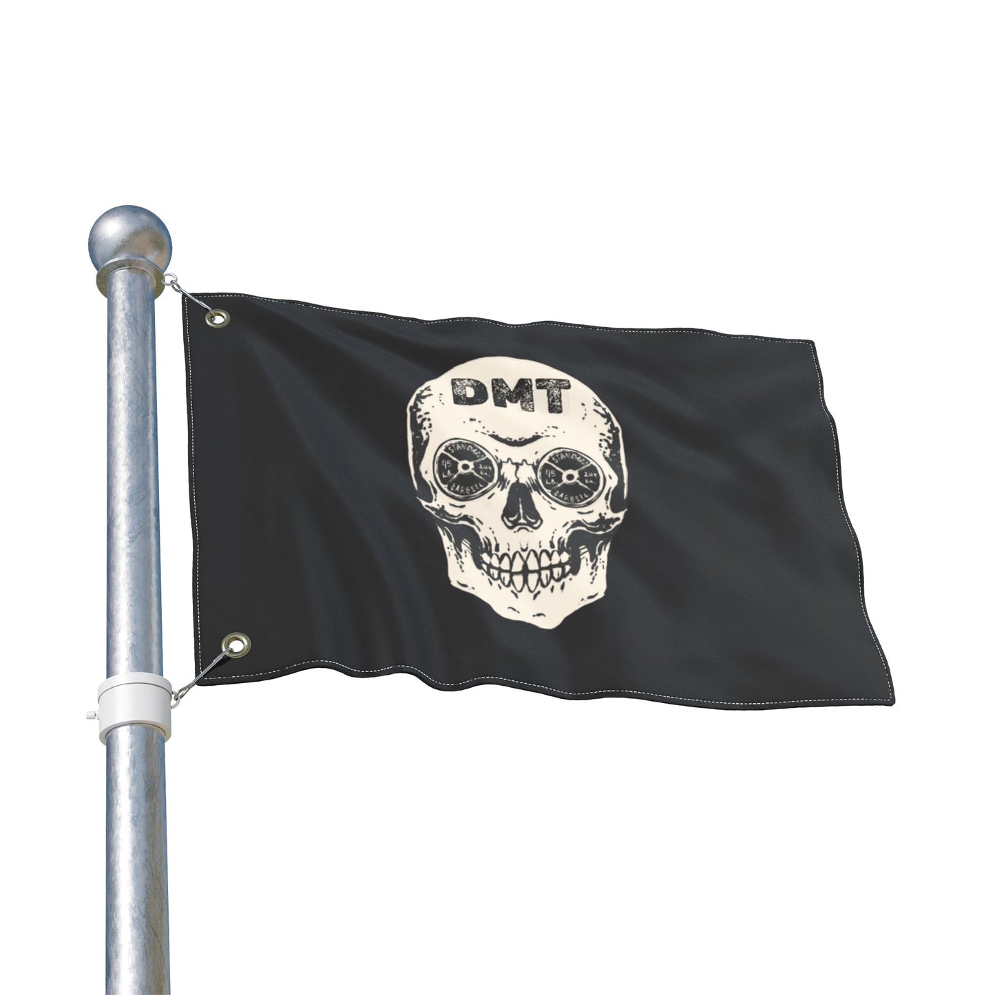 DMT Skull Double-Sided Flag