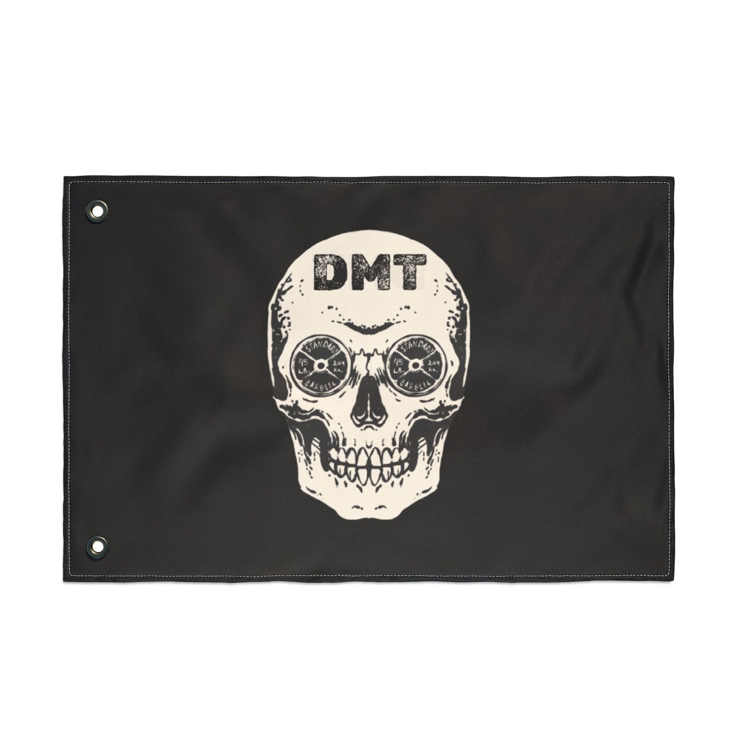 DMT Skull Double-Sided Flag