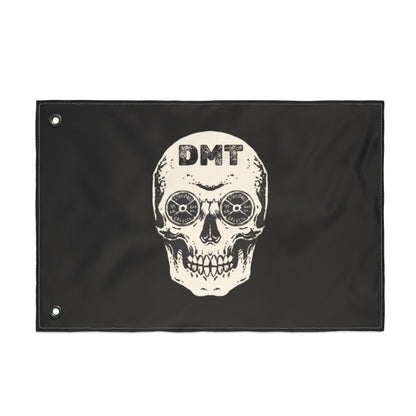 DMT Skull Double-Sided Flag