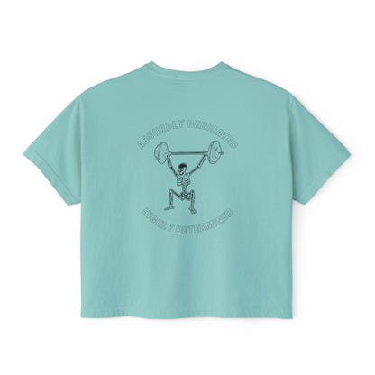 Absurdly Dedicated, Highly Determined (ADHD) | Womens Cropped Boxy Tee