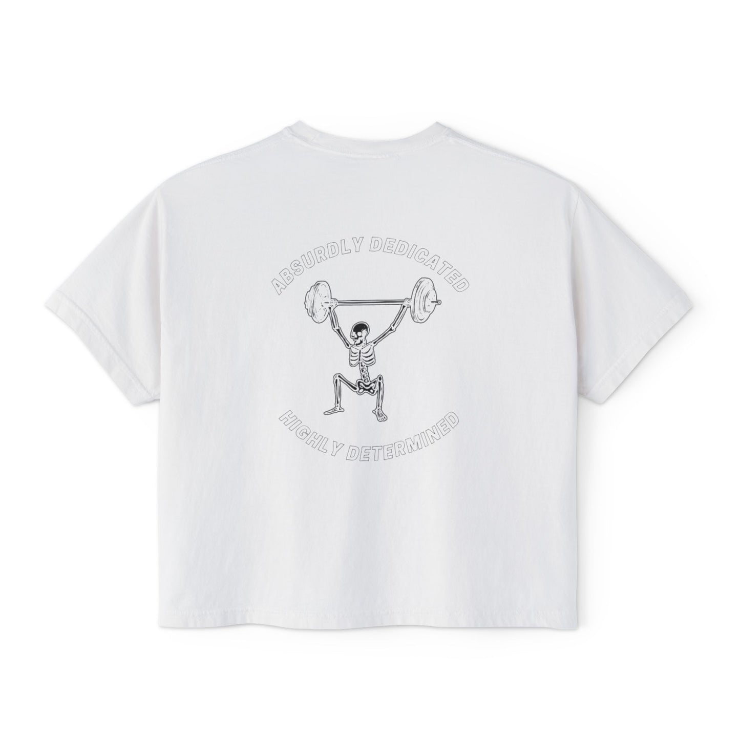 Absurdly Dedicated, Highly Determined (ADHD) | Womens Cropped Boxy Tee