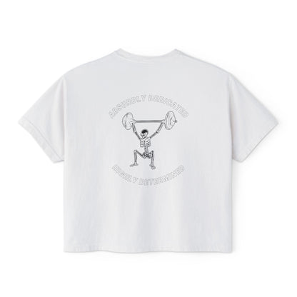 Absurdly Dedicated, Highly Determined (ADHD) | Womens Cropped Boxy Tee