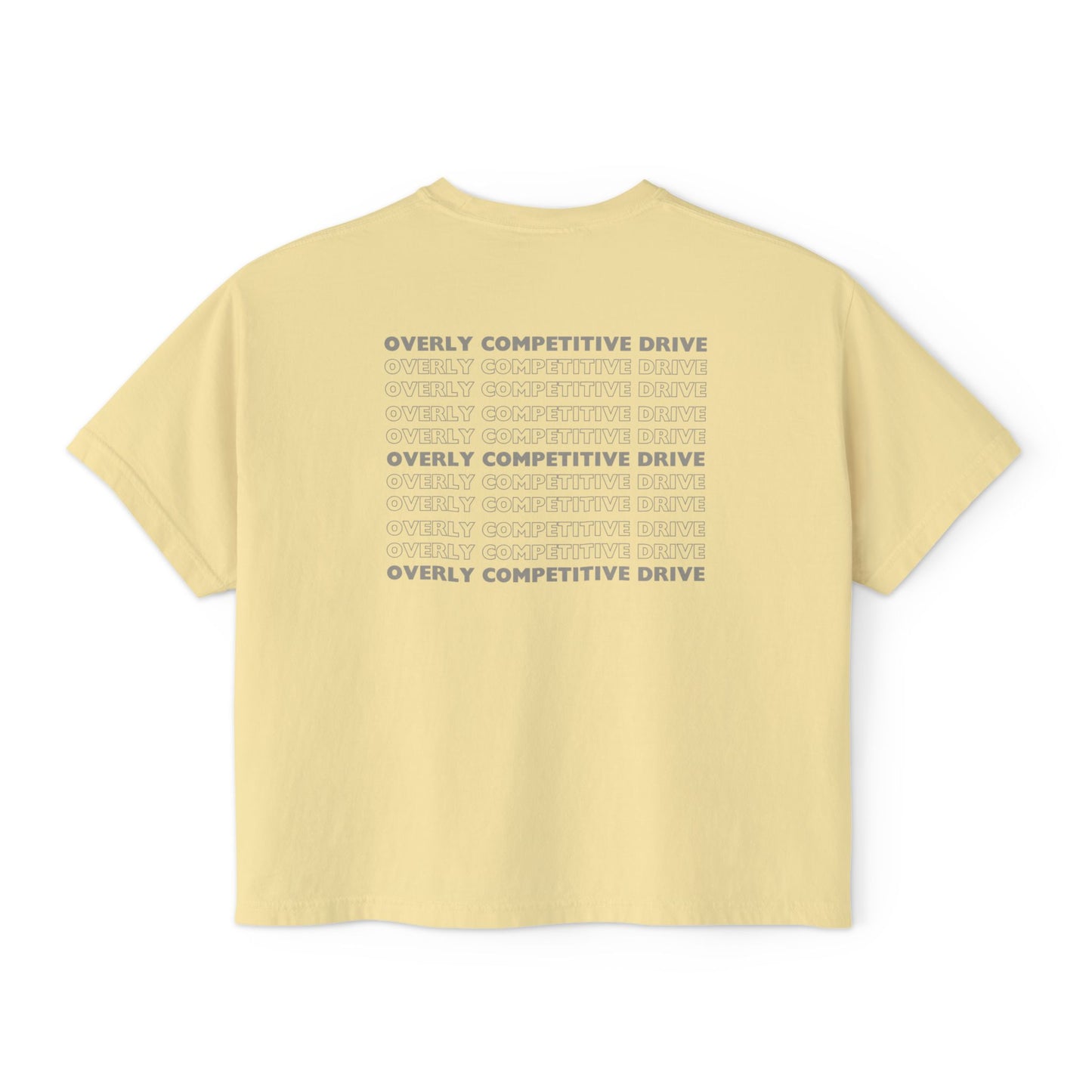 Overly Competitive Drive (OCD) | Womens Cropped Boxy Tee