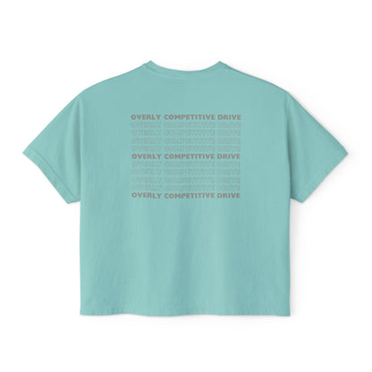 Overly Competitive Drive (OCD) | Womens Cropped Boxy Tee
