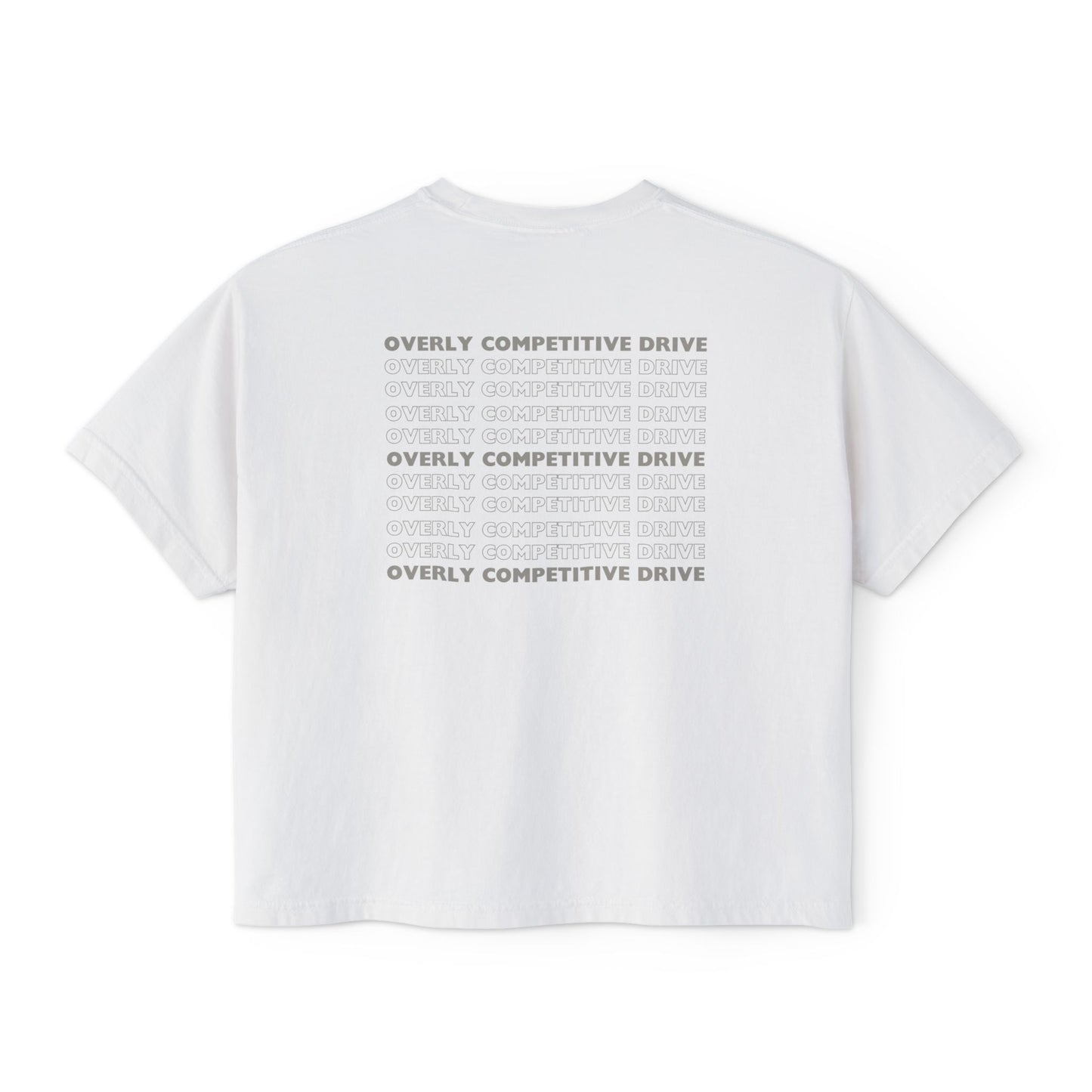 Overly Competitive Drive (OCD) | Womens Cropped Boxy Tee