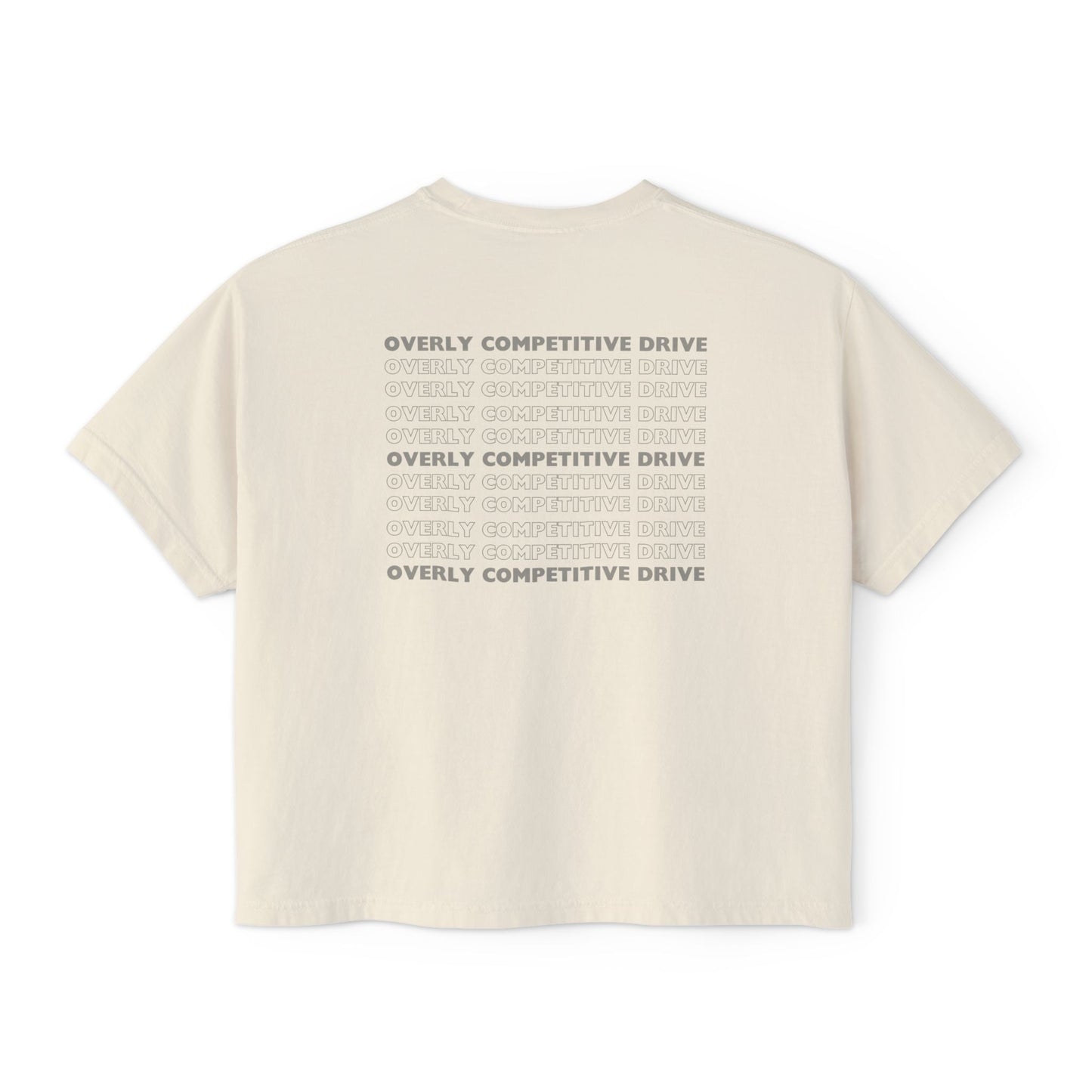Overly Competitive Drive (OCD) | Womens Cropped Boxy Tee