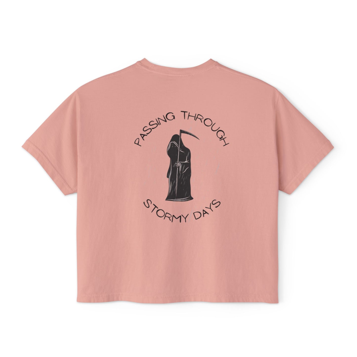 Passing Through Stormy Days (PTSD) | Women's Cropped Boxy Tee