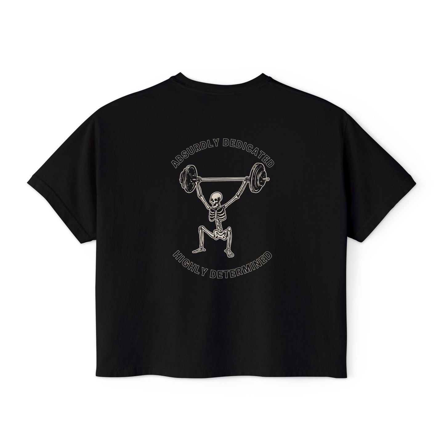 Absurdly Dedicated, Highly Determined (ADHD) | Womens Cropped Boxy Tee