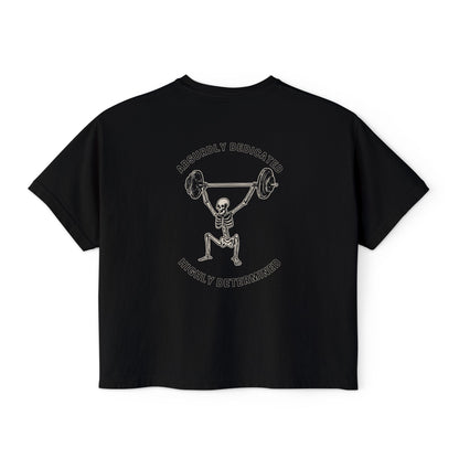Absurdly Dedicated, Highly Determined (ADHD) | Womens Cropped Boxy Tee