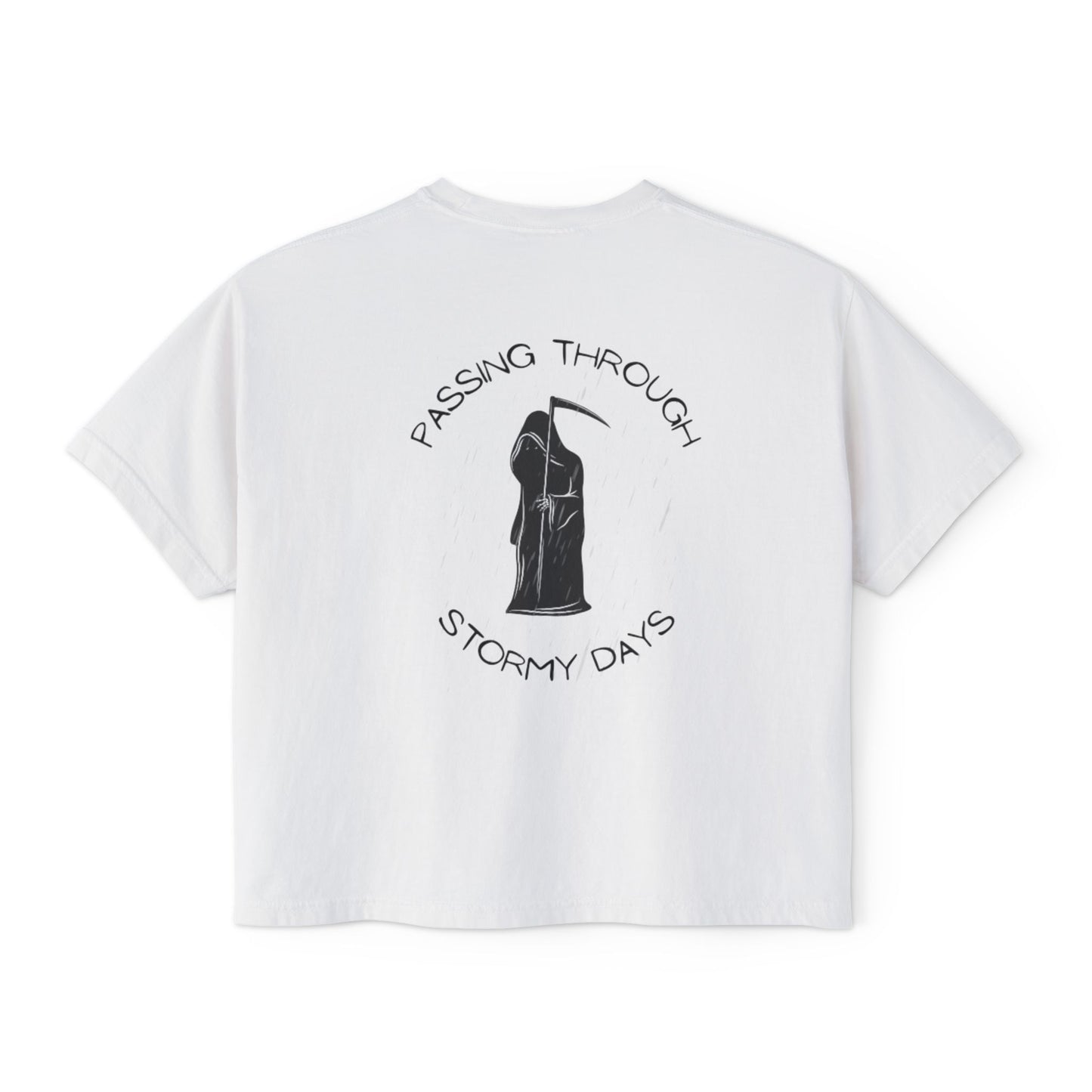 Passing Through Stormy Days (PTSD) | Women's Cropped Boxy Tee