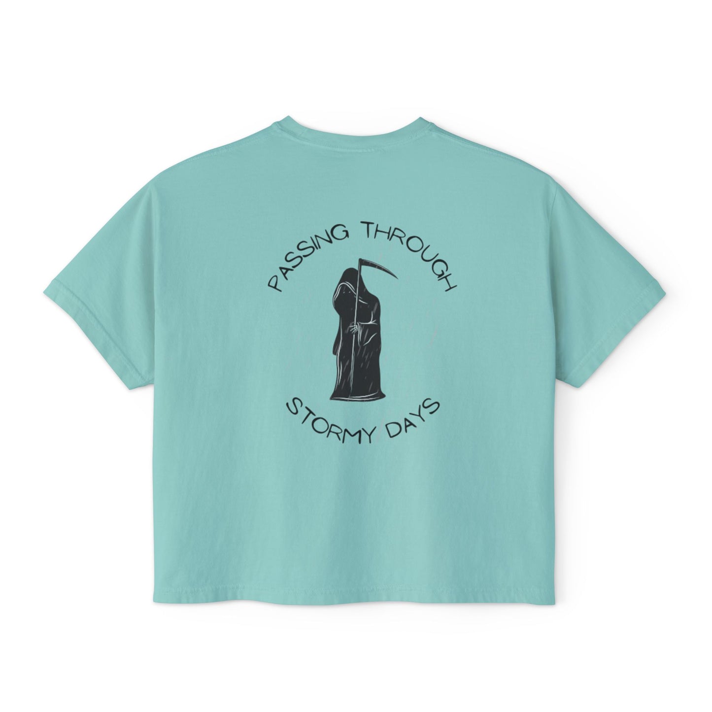 Passing Through Stormy Days (PTSD) | Women's Cropped Boxy Tee