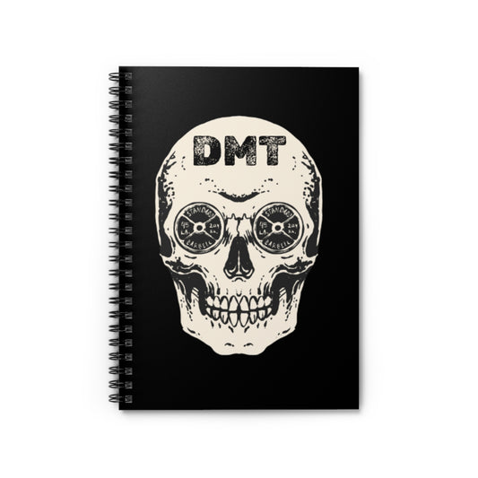 DMT Skull Spiral Notebook (Ruled)
