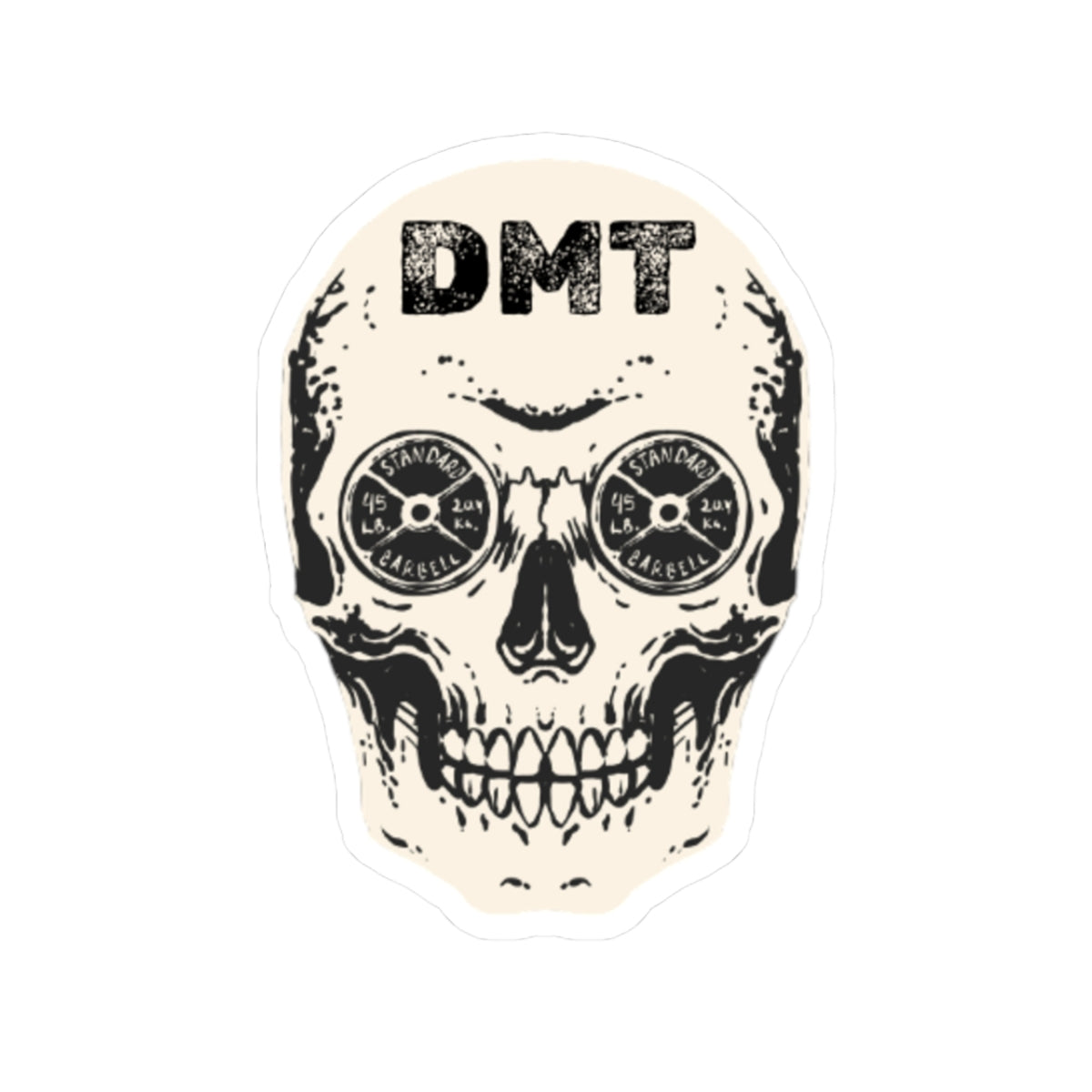 DMT Skull Sticker