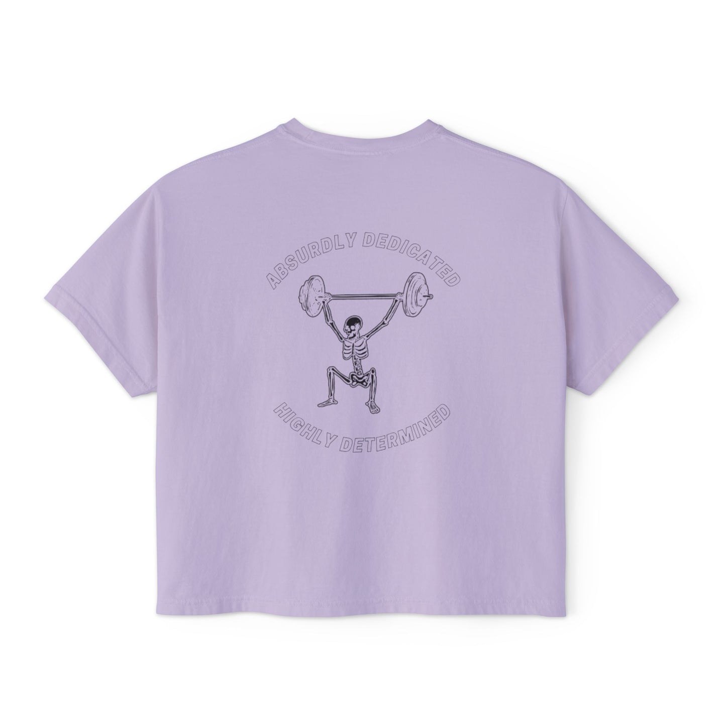 Absurdly Dedicated, Highly Determined (ADHD) | Womens Cropped Boxy Tee