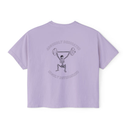 Absurdly Dedicated, Highly Determined (ADHD) | Womens Cropped Boxy Tee