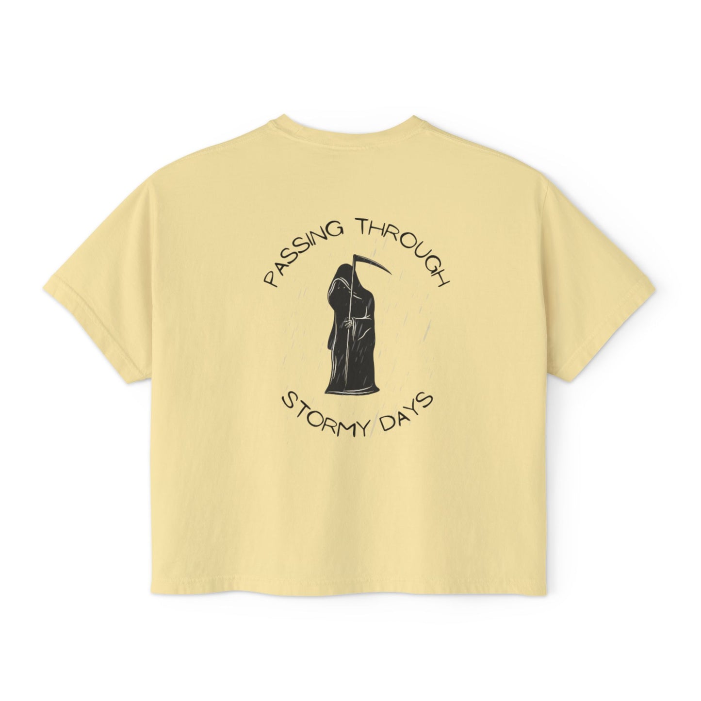 Passing Through Stormy Days (PTSD) | Women's Cropped Boxy Tee
