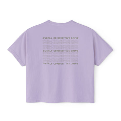 Overly Competitive Drive (OCD) | Womens Cropped Boxy Tee