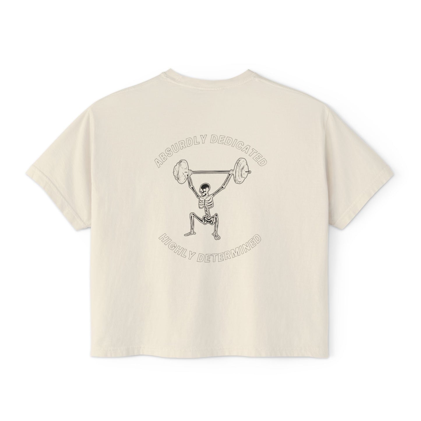 Absurdly Dedicated, Highly Determined (ADHD) | Womens Cropped Boxy Tee