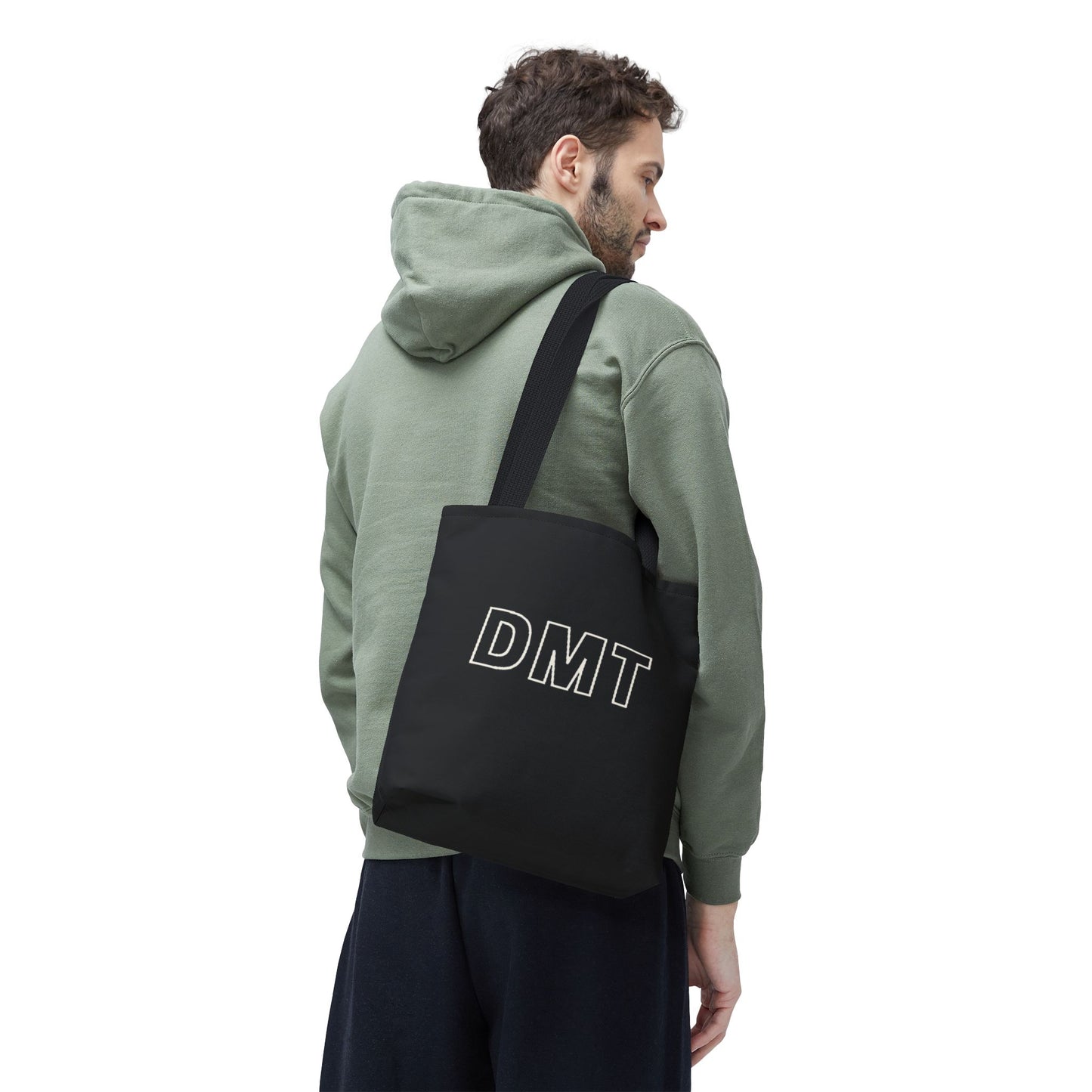 DMT Black Logo Tote Bag